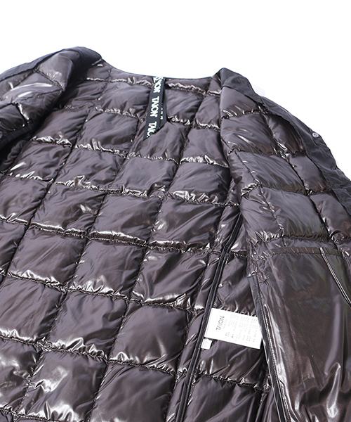 TAION（タイオン）の「[TAION/タイオン] Vネックボタンインナーダウンベスト（ダウンベスト・メンズ・ブラック/ベージュ/ネイビー/カーキブラウン/オフホワイト/オリーブ・M/L/XL）」の16枚目の写真