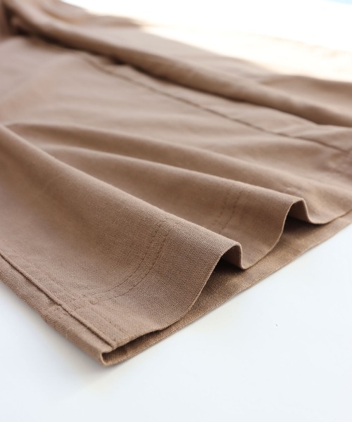 andme（アンドミー）の「【8色/3サイズ展開】リネン混ワイドベイカーサロペット（サロペット/オーバーオール・レディース・カーキ/グレイッシュベージュ/テラコッタ/ベージュ/ネイビー/ブラック/ライトカーキ/ブラウン・M/S/L）」の22枚目の写真