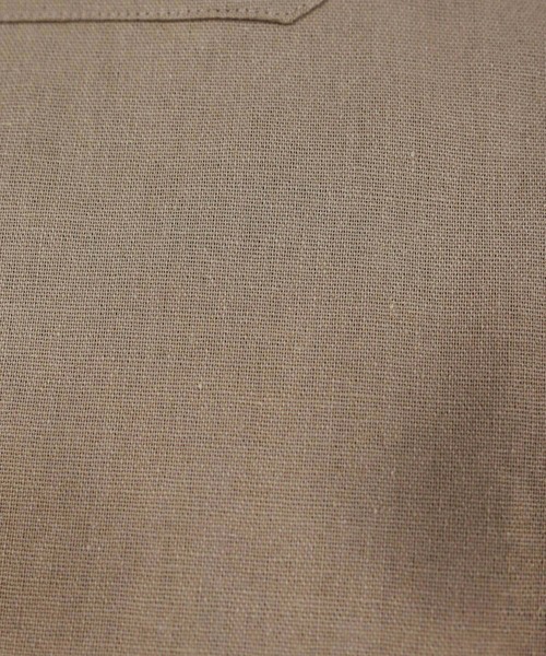 andme（アンドミー）の「【8色/3サイズ展開】リネン混ワイドベイカーサロペット（サロペット/オーバーオール・レディース・カーキ/グレイッシュベージュ/テラコッタ/ベージュ/ネイビー/ブラック/ライトカーキ/ブラウン・M/S/L）」の21枚目の写真