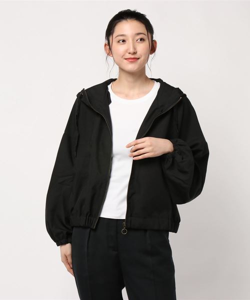 rps（アールピーエス）の「フード付ジップブルゾン（ブルゾン・レディース・ベージュ/ブラック/ライトベージュ/オレンジ・M）」の8枚目の写真