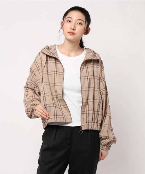 rps（アールピーエス）の「フード付ジップブルゾン（ブルゾン・レディース・ベージュ/ブラック/ライトベージュ/オレンジ・M）」の16枚目の写真