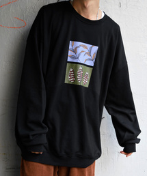 kutir | 【クティールフルギ】リーフアートスウェット(Tシャツ/カットソー)