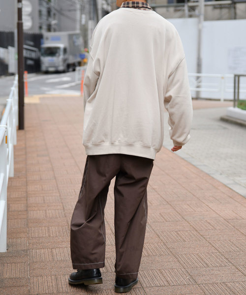 kutir(クティール)の「【クティールフルギ】リーフアートスウェット(Tシャツ/カットソー・メンズ・ブラック/ベージュ・MEDIUM/LARGE)」の11枚目の写真