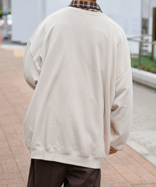 kutir(クティール)の「【クティールフルギ】リーフアートスウェット(Tシャツ/カットソー・メンズ・ブラック/ベージュ・MEDIUM/LARGE)」の14枚目の写真