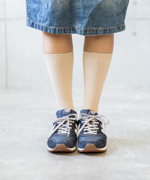 HARUSAKU CC（ハルサクシーシー）の「HARUSAKU CC : RIB Color long socks 3P set リブ カラー ロングソックス/ハイソックス 3P セット（ソックス/靴下・レディース・ブラック/オフホワイト/ブラウン/ライトグレー/ダークベージュ/チャコールグレー・S/M/L/SS/SMALL/MEDIUM）」の8枚目の写真