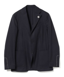 BEAMS F�i�r�[���X�G�t�j�́uLARDINI / EASY WEAR �z�b�v�T�b�N �p�b�J�u�� 3�{�^���W���P�b�g�i�e�[���[�h�W���P�b�g�j�v