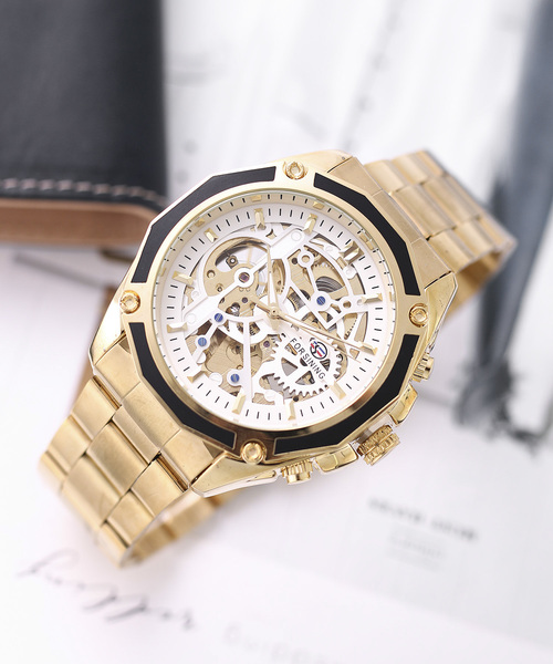 TABI PAL（タビパル）の「スケルトン ウオッチ（アナログ腕時計・メンズ・A/B/C/D/E/F/M/N/O/G/H/I/J/K/L・FREE）」の4枚目の写真