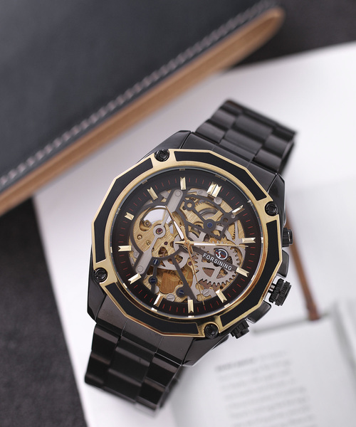 TABI PAL（タビパル）の「スケルトン ウオッチ（アナログ腕時計・メンズ・A/B/C/D/E/F/M/N/O/G/H/I/J/K/L・FREE）」の7枚目の写真