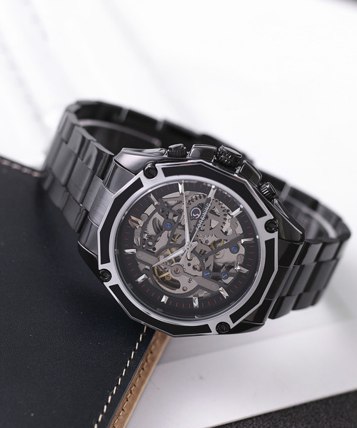 TABI PAL（タビパル）の「スケルトン ウオッチ（アナログ腕時計・メンズ・A/B/C/D/E/F/M/N/O/G/H/I/J/K/L・FREE）」の8枚目の写真