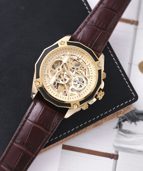 TABI PAL（タビパル）の「スケルトン ウオッチ（アナログ腕時計・メンズ・A/B/C/D/E/F/M/N/O/G/H/I/J/K/L・FREE）」の11枚目の写真