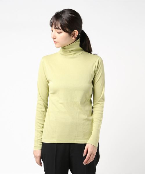 LOWRYS FARM（ローリーズファーム）の「ＢＡＳＩＣフライスタートル　856527（Tシャツ/カットソー・レディース・ブラウン/ブラック系その他/グリーン系その他/ブラック/オフホワイト・FREE）」の12枚目の写真