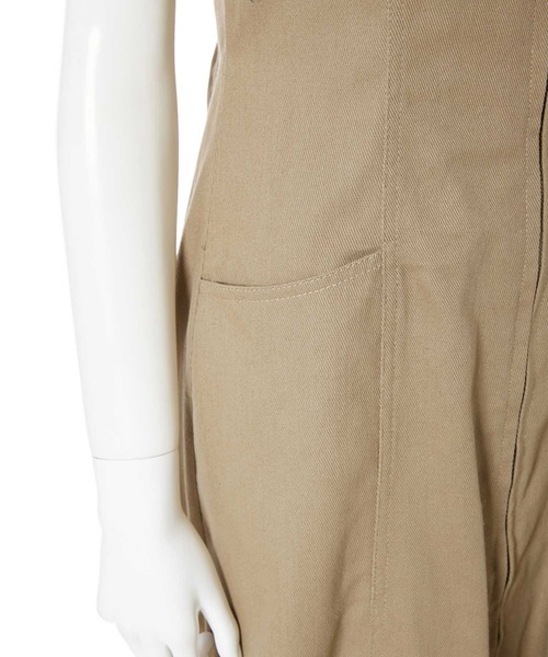 fifth（フィフス）の「バックシャーリングジャンパースカート（ワンピース・レディース・ブラウン/ベージュ・MEDIUM）」の8枚目の写真