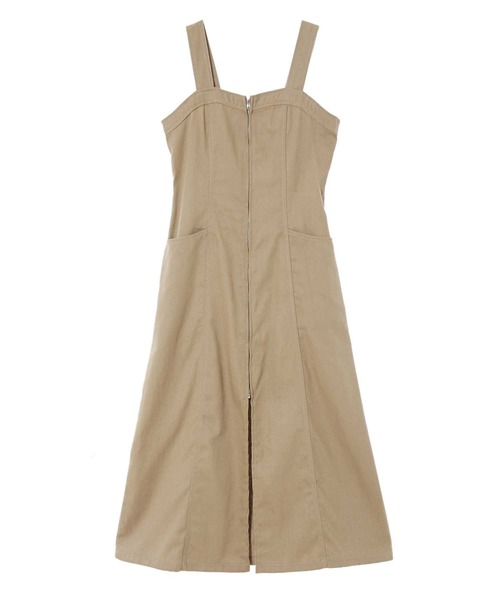 fifth（フィフス）の「バックシャーリングジャンパースカート（ワンピース・レディース・ブラウン/ベージュ・MEDIUM）」の13枚目の写真