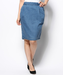 OUTLET | 【CIAOPANIC TYPY】スラブデニムストレッチスカート(デニムスカート)