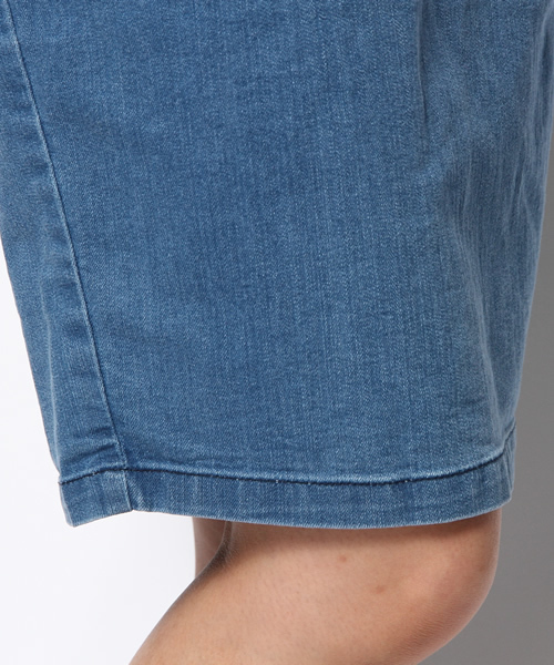 OUTLET(アウトレット)の「【CIAOPANIC TYPY】スラブデニムストレッチスカート(デニムスカート・レディース・ブルー/ホワイト・LARGE/MEDIUM/SMALL)」の3枚目の写真