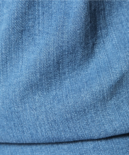 OUTLET(アウトレット)の「【CIAOPANIC TYPY】スラブデニムストレッチスカート(デニムスカート・レディース・ブルー/ホワイト・LARGE/MEDIUM/SMALL)」の4枚目の写真