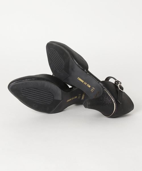 COMME CA ISM(コムサイズム)の「フェイクレザー ストラップ付 パンプス(パンプス・レディース・ベージュ/ブラック・24.5cm/23.5cm)」の11枚目の写真