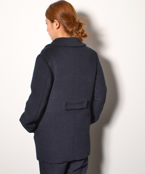 AMERICAN RAG CIE(アメリカンラグシー)の「ベビーアルパカシャギーコート/214-AMR-dms-L142-CO089(その他アウター・レディース・ブラック/ネイビー・FREE)」の5枚目の写真