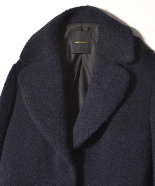 AMERICAN RAG CIE(アメリカンラグシー)の「ベビーアルパカシャギーコート/214-AMR-dms-L142-CO089(その他アウター・レディース・ブラック/ネイビー・FREE)」の12枚目の写真