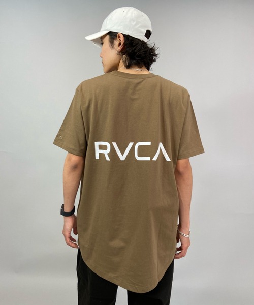 RVCA（ルーカ）の「RVCA/ルーカ ルーズシルエットルーズシルエット プリントTシャツ BA041-221（Tシャツ/カットソー・メンズ・カーキブラウン/ブラック/ホワイト/ブラウン・S/M/L）」の3枚目の写真