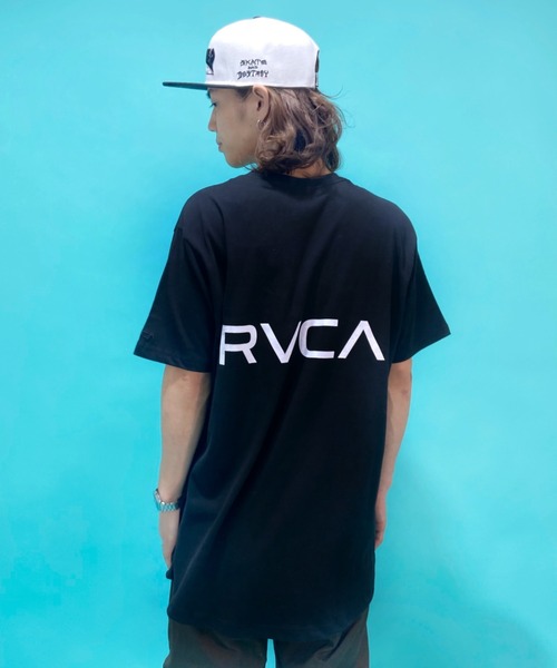 RVCA（ルーカ）の「RVCA/ルーカ ルーズシルエットルーズシルエット プリントTシャツ BA041-221（Tシャツ/カットソー・メンズ・カーキブラウン/ブラック/ホワイト/ブラウン・S/M/L）」の2枚目の写真