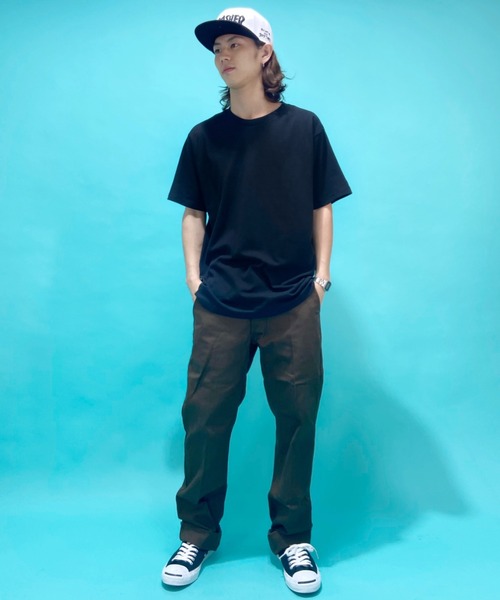 RVCA（ルーカ）の「RVCA/ルーカ ルーズシルエットルーズシルエット プリントTシャツ BA041-221（Tシャツ/カットソー・メンズ・カーキブラウン/ブラック/ホワイト/ブラウン・S/M/L）」の17枚目の写真