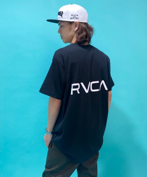 RVCA（ルーカ）の「RVCA/ルーカ ルーズシルエットルーズシルエット プリントTシャツ BA041-221（Tシャツ/カットソー・メンズ・カーキブラウン/ブラック/ホワイト/ブラウン・S/M/L）」の19枚目の写真