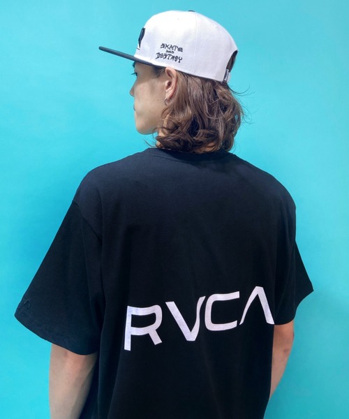 RVCA（ルーカ）の「RVCA/ルーカ ルーズシルエットルーズシルエット プリントTシャツ BA041-221（Tシャツ/カットソー・メンズ・カーキブラウン/ブラック/ホワイト/ブラウン・S/M/L）」の21枚目の写真