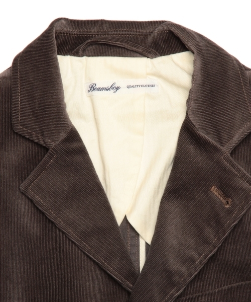 BEAMS BOY（ビームスボーイ）の「BEAMS BOY / コード 3ボタン ジャケット（テーラードジャケット・レディース・グレー/ネイビー・ONE SIZE）」の22枚目の写真