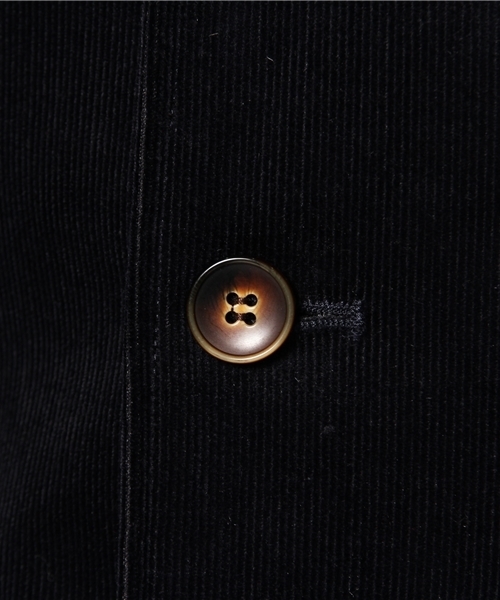 BEAMS BOY（ビームスボーイ）の「BEAMS BOY / コード 3ボタン ジャケット（テーラードジャケット・レディース・グレー/ネイビー・ONE SIZE）」の3枚目の写真