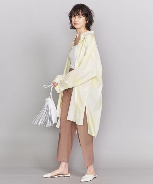 BEAUTY&YOUTH UNITED ARROWS(ビューティーアンドユースユナイテッドアローズ)の「BY∴ オックスフォードタックテーパードパンツ 2 ◆(その他パンツ・レディース・ナチュラル/ネイビー/ピンク・LARGE/SMALL/MEDIUM)」の19枚目の写真