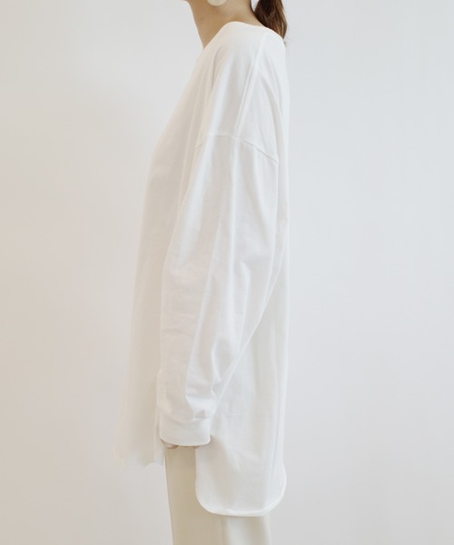 DouDou(ドゥドゥ)の「ニットベスト×Tシャツセット(ニット/セーター・レディース・オフホワイト/ベージュ・FREE)」の9枚目の写真