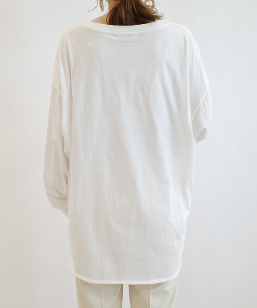DouDou(ドゥドゥ)の「ニットベスト×Tシャツセット(ニット/セーター・レディース・オフホワイト/ベージュ・FREE)」の8枚目の写真