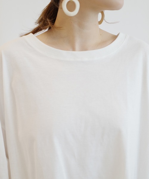 DouDou(ドゥドゥ)の「ニットベスト×Tシャツセット(ニット/セーター・レディース・オフホワイト/ベージュ・FREE)」の7枚目の写真