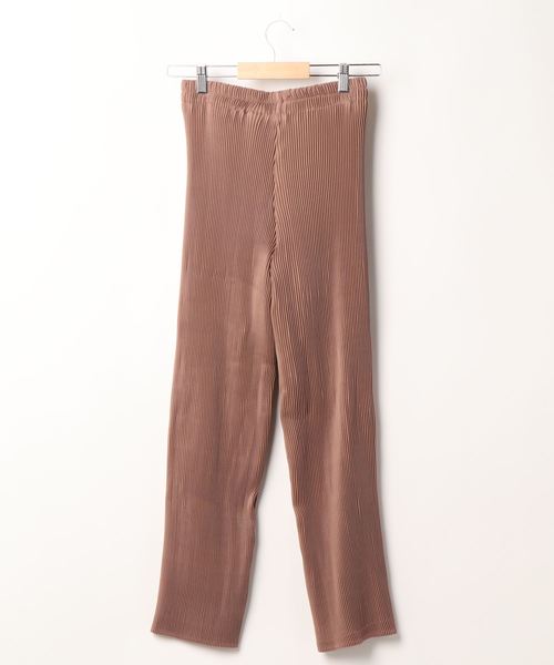rps(アールピーエス)の「ジョーゼットプリーツワイドパンツ(その他パンツ・レディース・ブラック/ベージュ/グリーン・M)」の4枚目の写真