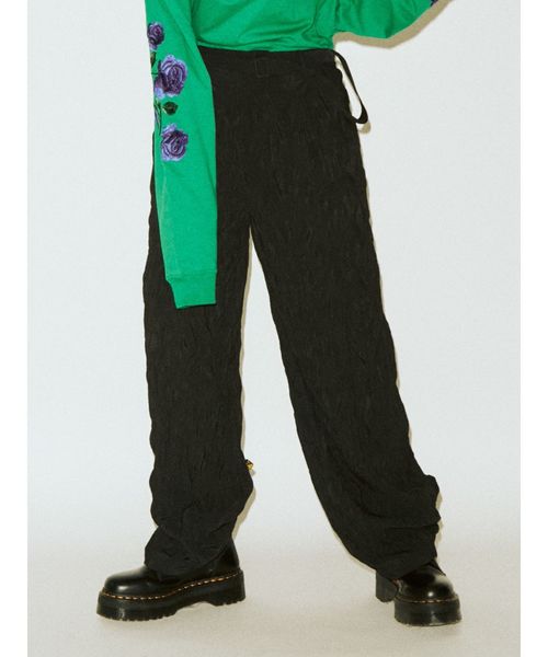 jouetie(ジュエティ)の「リンクルパンツ(その他パンツ・レディース・アイボリー/ブラック/ピンク・MEDIUM)」の2枚目の写真