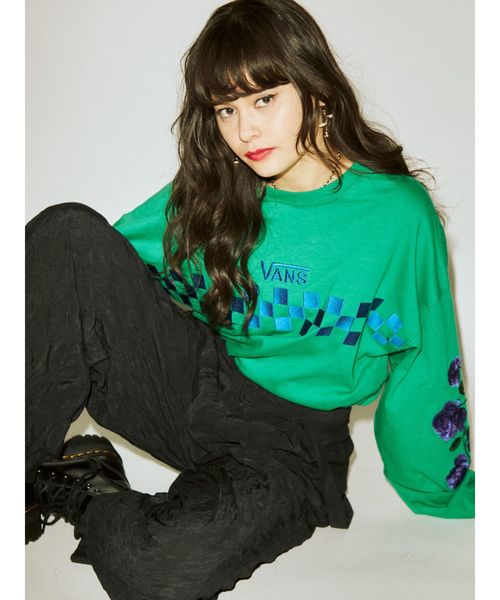 jouetie(ジュエティ)の「リンクルパンツ(その他パンツ・レディース・アイボリー/ブラック/ピンク・MEDIUM)」の18枚目の写真