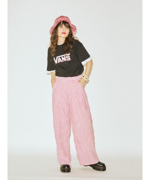 jouetie(ジュエティ)の「リンクルパンツ(その他パンツ・レディース・アイボリー/ブラック/ピンク・MEDIUM)」の21枚目の写真