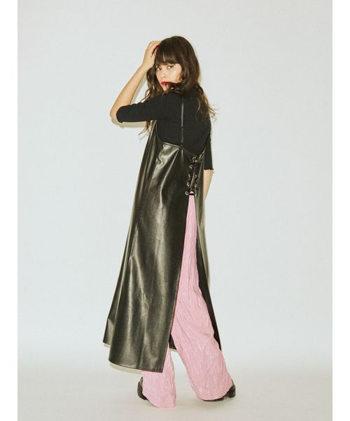 jouetie(ジュエティ)の「リンクルパンツ(その他パンツ・レディース・アイボリー/ブラック/ピンク・MEDIUM)」の19枚目の写真