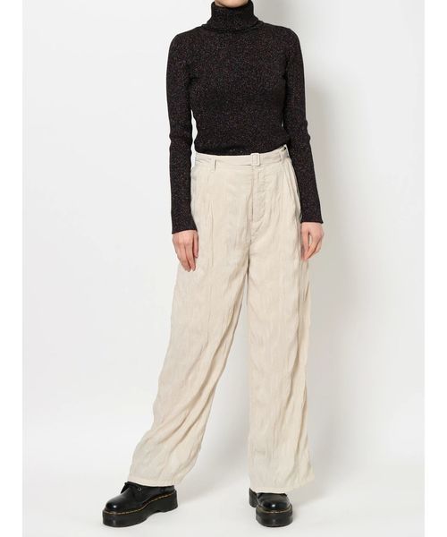 jouetie(ジュエティ)の「リンクルパンツ(その他パンツ・レディース・アイボリー/ブラック/ピンク・MEDIUM)」の13枚目の写真