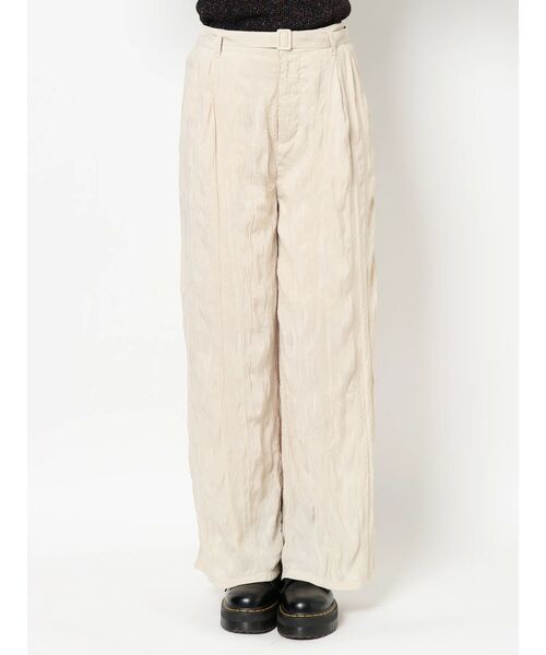 jouetie(ジュエティ)の「リンクルパンツ(その他パンツ・レディース・アイボリー/ブラック/ピンク・MEDIUM)」の8枚目の写真