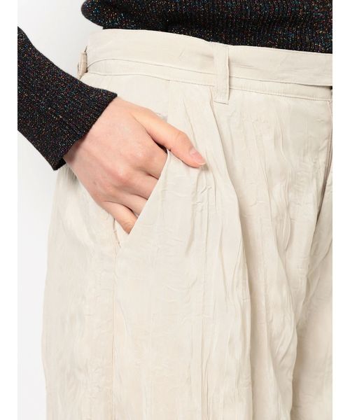 jouetie(ジュエティ)の「リンクルパンツ(その他パンツ・レディース・アイボリー/ブラック/ピンク・MEDIUM)」の22枚目の写真