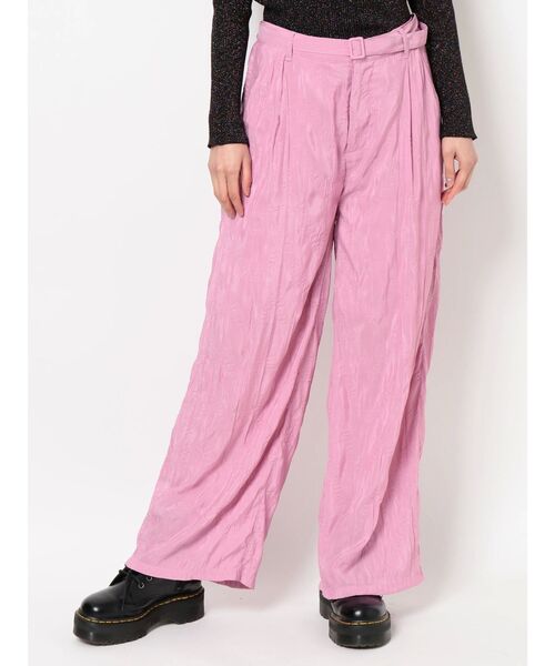 jouetie(ジュエティ)の「リンクルパンツ(その他パンツ・レディース・アイボリー/ブラック/ピンク・MEDIUM)」の17枚目の写真