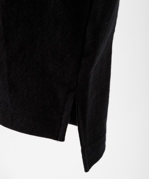 ADAM ET ROPE'(アダムエロペ)の「〈WEB・一部店舗限定〉ヘビーウェイト ドロップショルダー ヘンリーネック L/S Tee(Tシャツ/カットソー・メンズ・ホワイト/ブラック/ベージュ・M/L)」の8枚目の写真