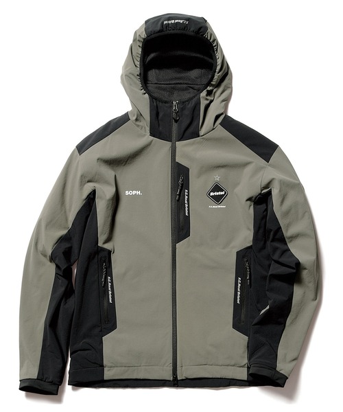 F.C.Real Bristol(エフシーレアルブリストル)の「LYCRA HOODED BLOUSON(ブルゾン)」|カーキ
