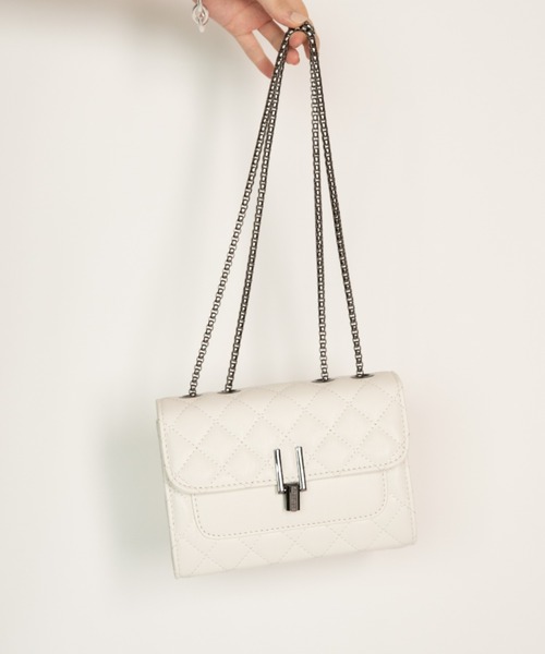 セール】キルティングレザーミニショルダーバッグ（ショルダーバッグ