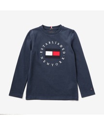 TOMMY HILFIGER（トミーヒルフィガー）の「BOYS ロゴロングスリーブTシャツ（Tシャツ/カットソー・キッズ）」