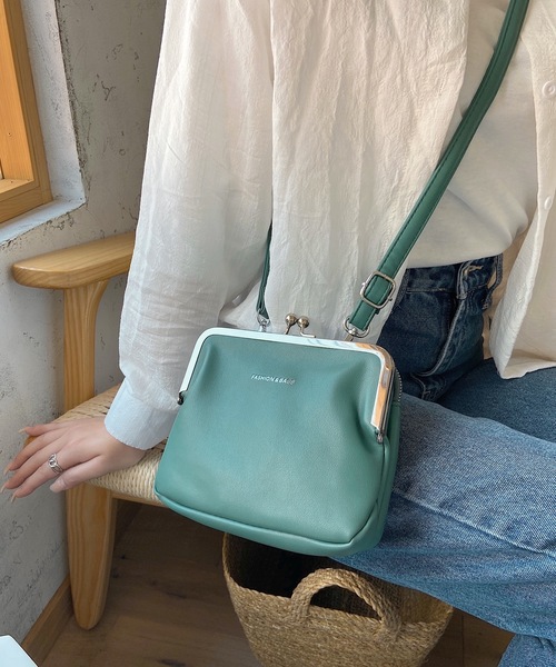 shopnikoniko（ショップニコニコ）の「がま口ショルダーバッグ