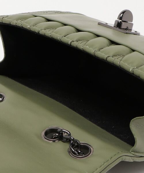 Burner（バーナー）の「【OKUOKU　0909】チェーンショルダー　キルティング　ミニバッグ（ショルダーバッグ・レディース・ブラック/グリーン/キナリ/その他6/その他5/その他4・FREE）」の8枚目の写真