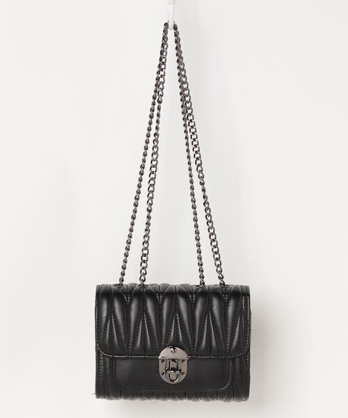 Burner（バーナー）の「【OKUOKU　0909】チェーンショルダー　キルティング　ミニバッグ（ショルダーバッグ・レディース・ブラック/グリーン/キナリ/その他6/その他5/その他4・FREE）」の17枚目の写真